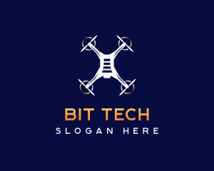 Drone Tech Rotorcraft logo design