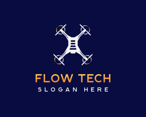 Drone Tech Rotorcraft logo design