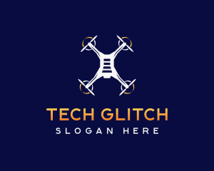 Drone Tech Rotorcraft logo design