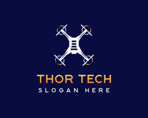 Drone Tech Rotorcraft logo design