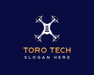 Drone Tech Rotorcraft logo design