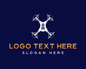 Camera - Drone Tech Rotorcraft logo design