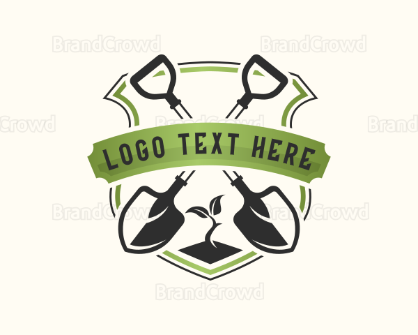 Plant Gardening Lawn Logo