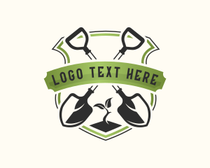 Emblem - Plant Gardening Lawn logo design