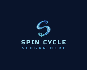 Aqua Water Swirl  logo design