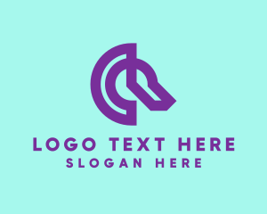 Technology Abstract Symbol logo design