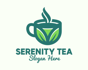 Tea - Green Organic Hot Tea logo design