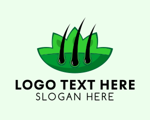 Scalp - Botanical Hair Follicle Grow logo design