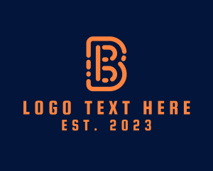 Minimalist - Abstract Minimalist Letter B logo design