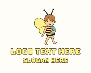 Daycare Center - Bumblebee Baby Costume logo design