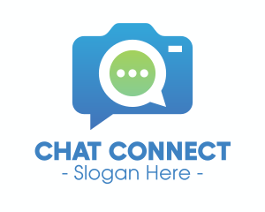 Messaging - Camera Messaging App logo design