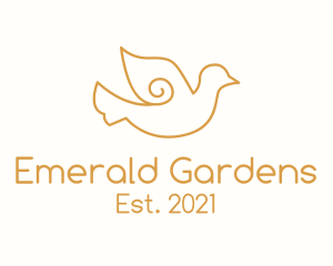 Dove Bird Garden logo design