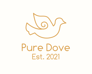 Dove Bird Garden logo design