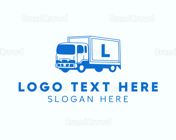 Logistics Truck Shipment Logo