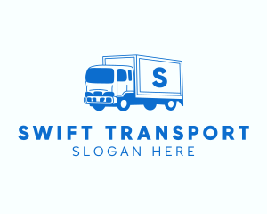 Logistics Truck Shipment logo design