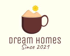 Coffee Cup - Desert Brewed Coffee logo design