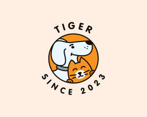 Pet - Cartoon Dog Cat logo design