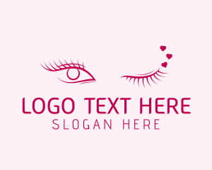 Selfcare - Wink Beauty Makeup logo design