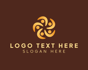Ngo - People Spiral Community logo design