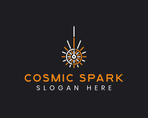 Firework Pyrotechnic Spark logo design