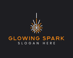 Firework Pyrotechnic Spark logo design