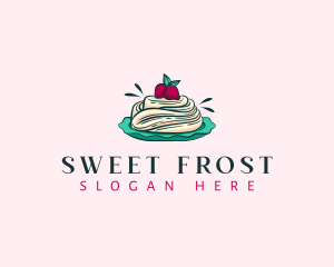 Icing - Pavlova Meringue Cake logo design