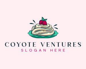 Pavlova Meringue Cake logo design