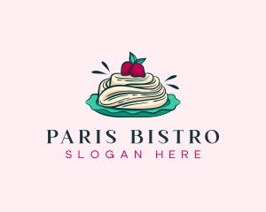 Pavlova Meringue Cake logo design