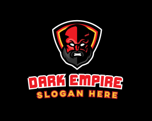 Villain - Angry Warrior Esports logo design