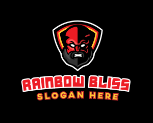 Angry Warrior Esports logo design