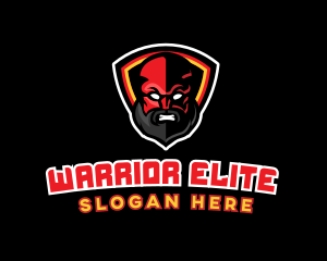 Angry Warrior Esports logo design