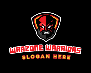 Angry Warrior Esports logo design