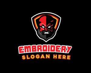 Angry Warrior Esports logo design