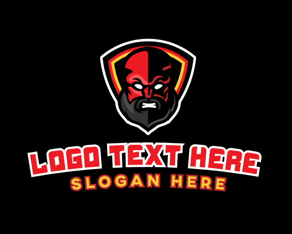 Titan - Angry Warrior Esports logo design