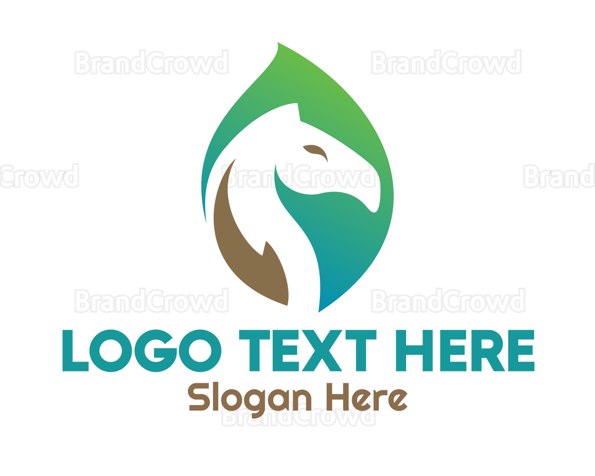Leaf Horse Logo