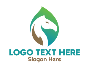 Polo - Leaf Horse Equine logo design