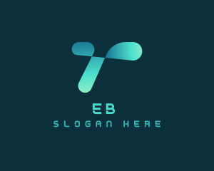 It Expert - Digital Tech Letter T logo design