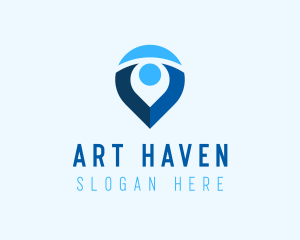 Digital Navigation Application logo design