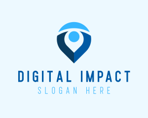 Digital Navigation Application logo design