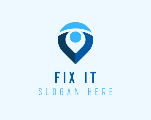 Digital Navigation Application logo design