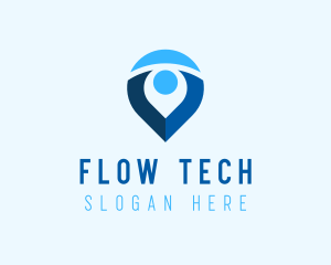 Digital Navigation Application logo design