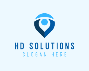 Digital Navigation Application logo design