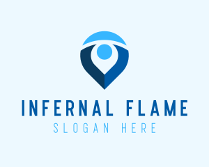 Digital Navigation Application logo design