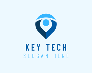 Digital Navigation Application logo design