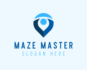 Digital Navigation Application logo design