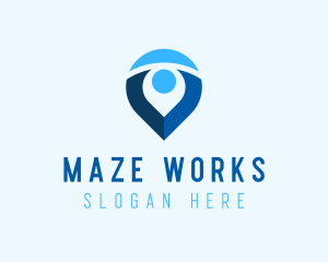 Digital Navigation Application logo design