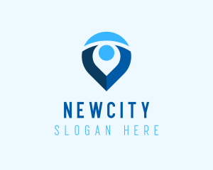 Digital Navigation Application logo design