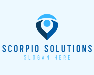 Digital Navigation Application logo design