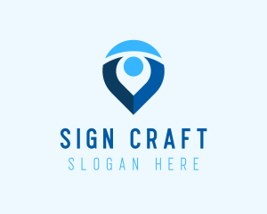 Digital Navigation Application logo design