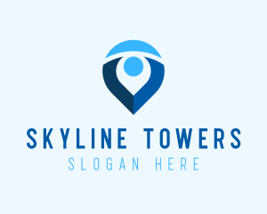 Digital Navigation Application logo design